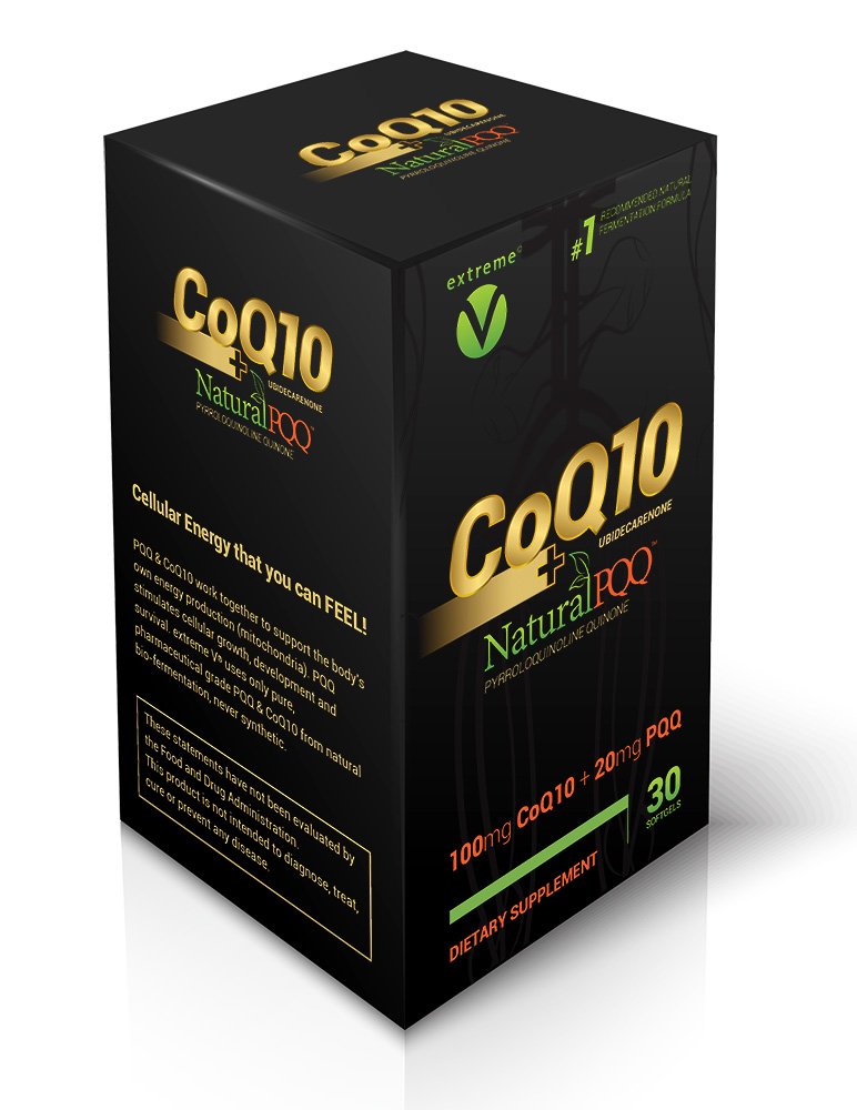 QQ10 QQ - CoQ10 med naturlig PQQ - Vegetariska mjukglar