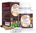 Gut Health Cleanse Detox Capsules - Intestinal Cleaner med Wormwood, Black Walnut, Garlic Bulb, Clove Support Colon Cleanser & Digestion System för kvinnor och män, 30 Caps