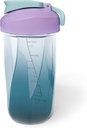 protein shaker flaska Håller upp till 20oz, No Blending Ball eller Whisk, BPA gratis,Portable Pre Workout Whey Protein Drink Cup,Blender shaker flaska för att blanda cocktails, smoothies, skakar (blå)