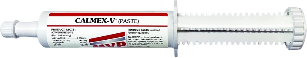 Calmex-V Paste (6-Pack) för balanserad beteende på hästar.