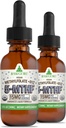 RawGuru L-Methylfolat 15 mg + Vitamin B12 - Organic Vegan Methylated B12 med spårmineraler - Nano-Processed & Enhanced Liquid Formel - 300 portioner Vegan Drops per 30 ml, Pack på 2