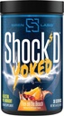 Shock'D Yoked High Stim Pre-Workout - Koffein, Taurin, Citrulline Malate, Agmatin, Betaine Anhydrous-High Energy & Powerful Muscle Pumps-Nitric Oxide-Flex på stranden (30 portioner)