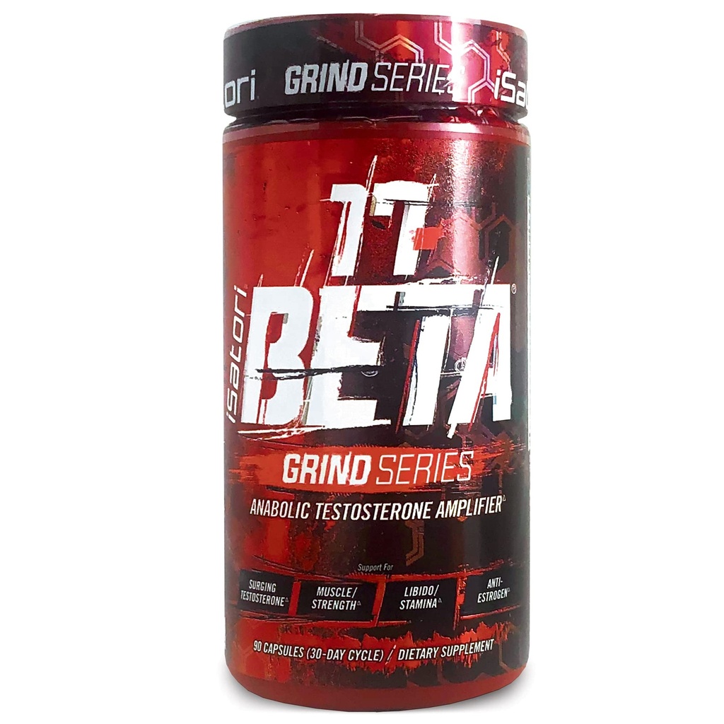 iSatori 17-Beta Anabolic Testosteron Booster, för muskeltillväxt, styrka och uthållighet, testförstärkare och östrogenblockerare för män med DHEA, Fenugreek Seed Extract, 90 kapslar