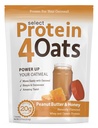 PEScience Protein4Oats, Protein Powder för att göra fantastiska provsmakning Protein Oatmeal, med Whey och Casein, Gluten Free, Peanut Butter och Honey, 12 portioner