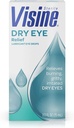 Visine Dry Eye Relief Lubricant Eye Drops med polyeten Glycol 400 för att återfukta och lugna irriterade, Gritty och torra ögon, utformade för att fungera som riktiga tårar, 0,5 fl. oz