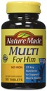 Naturen gjorde multivitamin för honom, Mäns multivitamin för dagligt näringsstöd, 90 tabletter (Pack of 3)