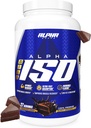 Alpha Supps ISO, Low Carb 100% Whey Protein Isolate Powder, 25 Grams Per Servering, hjälper till att stödja muskeltillväxt, låg socker och glutenfri (Chocolate Cake, 2 lb)