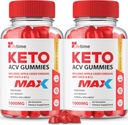 (2 Pack) Livstid Keto Max Gummies - Officiell Formel, Vegan, Icke GMO - Livstid Keto Plus acc Gummies, Livstid Gummies med Livstid Gummies, Vitamin B12, Beet Root, Pomegranat (60 Gummies)