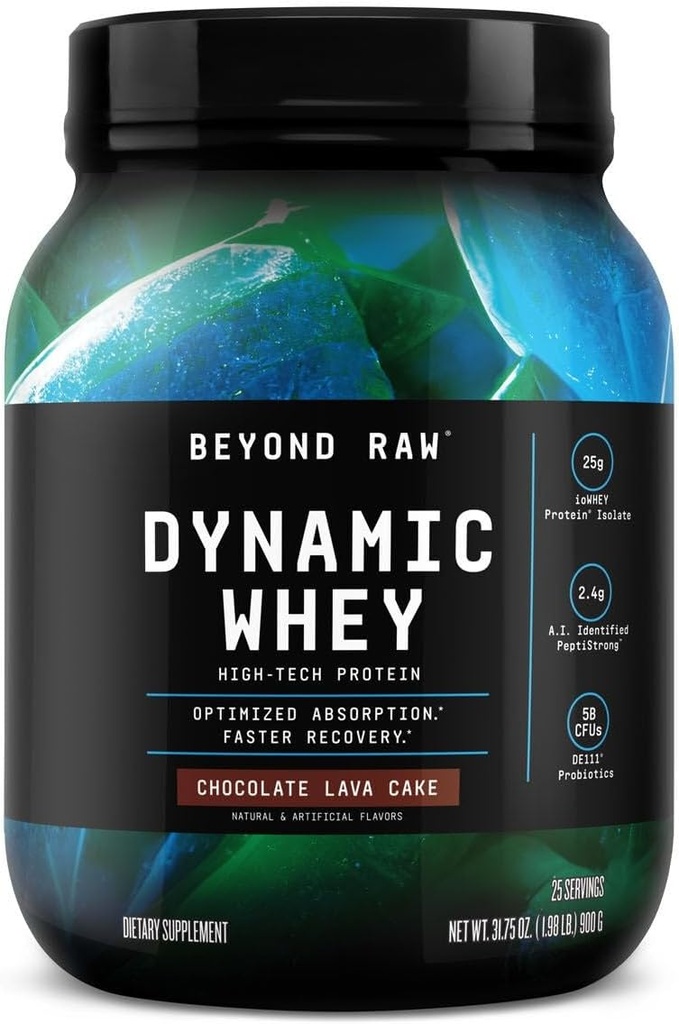 Bortom Raw Dynamic Whey High-Tech Protein - Chocolate Lave Cake (25 portioner)