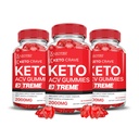 Justified Laboratories (3 Pack Keto Crave Keto ACV Gummies Extreme 2000MG Keto Crave Keto Gummies Advanced Formel Apple Cider Vinegar med Pomegranate Beet Juice Powder B12 Vegan Non GMO 180 Gummys
