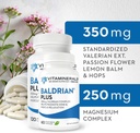 Vitamineraler 33+ Baldrian® Plus Natural Relaxing Support Standardized Valerian Extract (60)