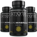 (3 flaskor) 15mg Zink Glycinate från Albion® 6 Essential Trace Bisglycinate Minerals, Manganese, Boron, Chromium, Selen, Molybdenum Supplement 90 Plant-Based Vegan Capsules