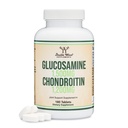 Glukosamin Chondroitin Triple Strength (1 500mg Glukosamin Sulfate, 1200mg Chondroitin) 180 tabletter, två månaders leverans (Joint Support Supplement) Gluten Free, Non-GMO av Double Wood