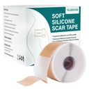 Silicone Scar Sheets (1,6 "x 158" Roll-4M), Silicone Scar Tape för Scar Removal Behandling, Återanvändbara Silicone Scar Strips för C-Sektion, Keloid, Bränn, Acne, Surgical Scars