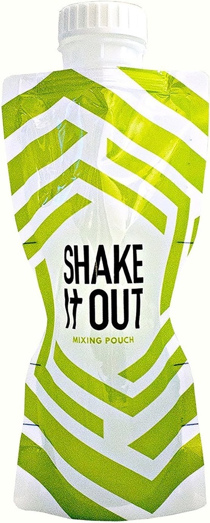 Kollapsible Shaker Bottle för Protein Shakes, Supplements - 12 Ounce Reusable, Recyclable, Travel Bottle