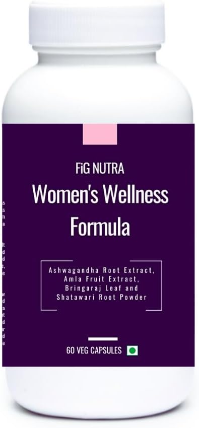 FiG Nutras välbefinnandeformel - omfattande stöd för vitalitet, immunitet, stressavlastning och hormonbalans - 60 Veg Caps