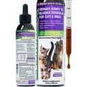 Cat & Dog Urinary Tract Treatment, Bladder & Kidney Support för hundar och katter, kraftfull men jämn Pet Care, med flytande tranbär & glukosamin, kyckling smak, 6 oz flaska, 1 Pack