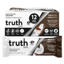 Truth Bar Healthy Snack, Omega 3 från Chia, Plantbaserad, Prebiotics & Probiotics, High fiber, Low sugar, Keto, Kosher, Dark Chocolate, Vegan, Gluten Free, 12 Ct, 45g ea.