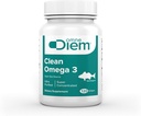 Omne Diem Clean Omega 3 - 1020mg, 120 mjukgel kapslar - fiskolja kosttillskott med Omega-3 fettsyror: EPA & DHA