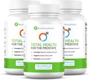 Bens naturliga hälsa total hälsa för prostata tillskott med Beta Sitosterol Vitaminer C, D, E, Zink och gurkmeja, 360 Vegicaps, 3 Pack
