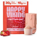 Happy Viking Strawberry Protein + Superfoods Powder, skapad av Venus Williams, 20G Protein, Low Carb, Keto, Vegan, Gluten-Free, Non-GMO, Superfoods, Complete Meal Replacement, 1 Canister (24 oz.)