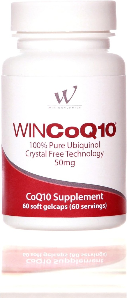 Win CoQ10 Pure Ubiquinol 50 Mg, 60 portioner