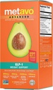 Metavo Advanced Weight Support - Naturkosttillskott med viktiga näringsämnen för att främja välbefinnande, berikat med Avocados, grönt te, krom och grönt kaffe, 90 Easy-to-swallow diet piller