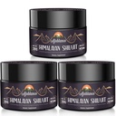 Ajoblanco 600mg naturlig Himalayan Organic Shilajit Resin - Himalayan Gold Shilajit harts med organisk ayurvedisk blandning i hög styrka för energi, styrka och immunitet, pack av 3
