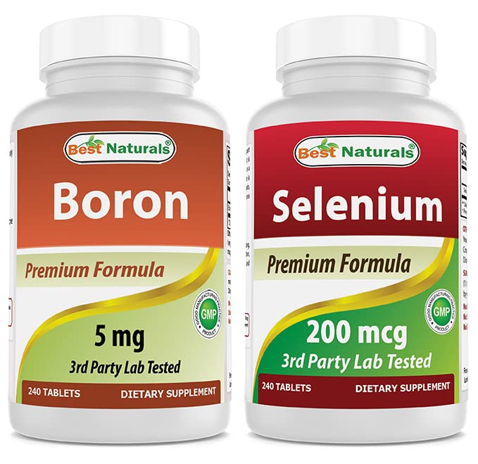 Boron 5 mg och Selenium 200 mcg
