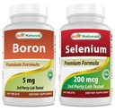 Boron 5 mg och Selenium 200 mcg