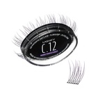 Lashify Curl 12mm Gossamer Eyelash Extensions Refill in Ombre Purple, Easy DIY False Lashes för en naturlig look