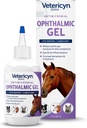 Vetericyn Plus Ophthalmic Eye Gel för hästar | Eye Ointment Alternative att smörja och lindra hästögonirritationer, säker för alla djur. 3 uns
