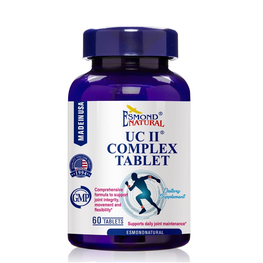 UC II Complex (Comprehensive Formel för att stödja gemensam integritet, rörelse och flexibilitet), GMP, Natural Product Assn Certified, Made in USA - 60 tabletter