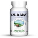 Maxi Health Cal-D-Max - Calcium Citrate - med vitamin D3 - Benstöd - 120 kapslar - Kosher