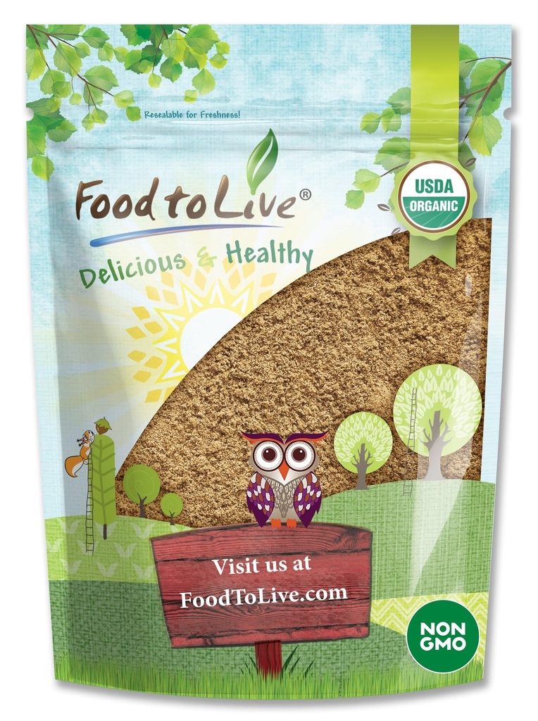 Food to Live - Organic Freeze-Dried Camu Camu Powder, 4 Ounces – Non-GMO, Kosher, Raw, Vegan Superfood, Bulk, Non-Irradiated, Pure, Great for Baking and Drinks