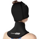 ComfiTECH Cold Cap och Neck Ice Pack Wrap Gel Combo, Care Package för Head och Cervical, Medium