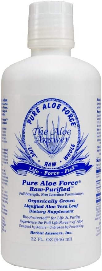 HERBAL ANSWERS Aloe Force - Ren Aloe Vera Dietary Supplement, 32oz