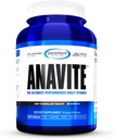 Gaspari Nutrition Anavite, Sport Multi-Vitamin med Aminosyror, Beta-Alanin och L-Carnitine, Förbättrad prestanda och återhämtning (ny mindre storlek, 30 portioner)