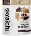 Skratch Labs Recovery Drink Mix - Oat Milk Latte - Post Workout Powder - Komplett växtprotein och probiotika - 56mg koffein från kaffe - 12 portioner - Gluten Free, Kosher, Non-GMO