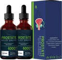 Prostata Behandling Drops - Prostata Relief Drops, Prostate Natural Herbal Drops, DHT Blocker Urinary Health & Prostate Support Supplement for Mens Health (2pcs)
