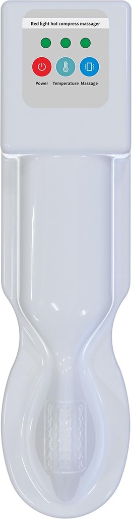 ALLANZ Red Light Hot Compress Massager, Portable Hemorrhoid Relief Device för Post-Surgical Recovery och Soothing Pain Relief - Unblock Channels & Promote Comfort