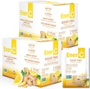 Ener-C Sugar Free Energy Lemon Ginger Multivitamin Drink Mix Vitamin C 1000mg & Electrolytes - Natural Immunity Support med riktiga fruktjuicepulver - Non-GMO Vegan & Gluten Free - 60 Count