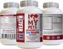 Jag älskar MIN PETS LLC Dog Eye Supplement - Hund Eye Health Complex - Premium Formel - Vet Rekommenderad - Dog Lutein - 1 flaska (60 Behandlingar)