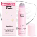 grace & stella Under Eye Serum - Retinol & Caffeine Eye Serum för Puffiness, mörka cirklar, rynkor - Vegan Skincare