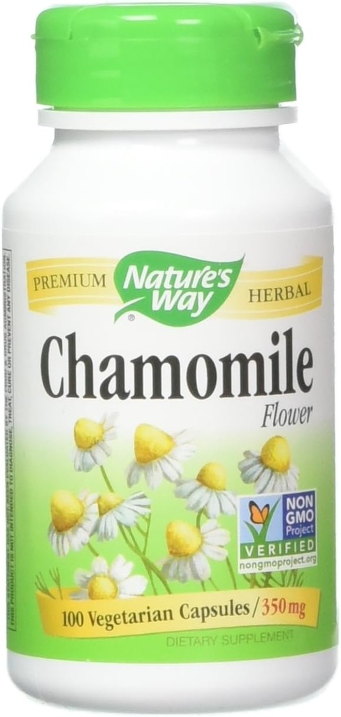 Naturens sätt kamomillblommor, kapslar, 100 greve (Pack of 2)