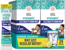 GuruNanda Hydramate Hydration Support Drink Mix - Electrolyte Powder Packets för uttorkning, träning och energi - Inga tillsatta sötningsmedel, icke-GMO, Natural Lemon Lime Flavor - 24 Count (0,56 uns vardera)