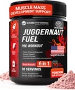 Juggernaut Fuel Preworkout. 30 portioner. Sockerfri, inga konstgjorda sötningsmedel, kreatinfri formel med beta-alanin för energi och hydrering. Tillverkad i USA.
