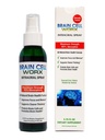 # 1 Hjärnhälsobooster i en spray - Förbättra fokus och minne - Brain Cell Worx (Sublingual), All Natural - Ren Högsta Grade Ingredienser Alpha GPC (Choline), Ginkgo och Resveratrol