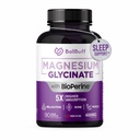 Magnesium Glycinate 400mg - 5X Högre Absorption - Stöd Stress Relief, sömn, benhälsa - 100% chelated - Pure Magnesium Supplement - 90 Veggie kapslar