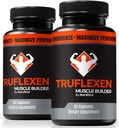 NutraRize (2 Pack) Truflexen Pills, Tru Flexen Muscle Builder, Natural Supplement för att stödja övergripande Wellness, Premium Performance Capsules, Officiella Sanna Flexen Recensioner (120 kapslar)